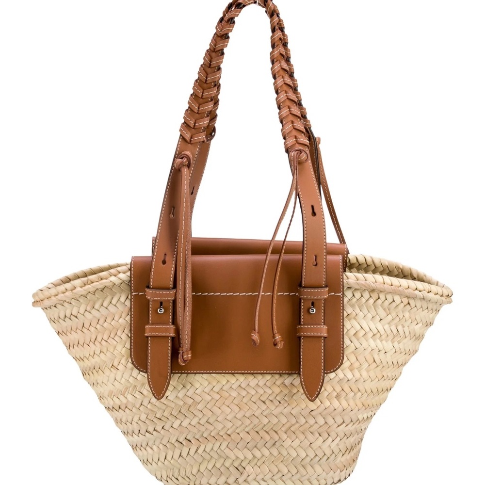 Tods straw tote